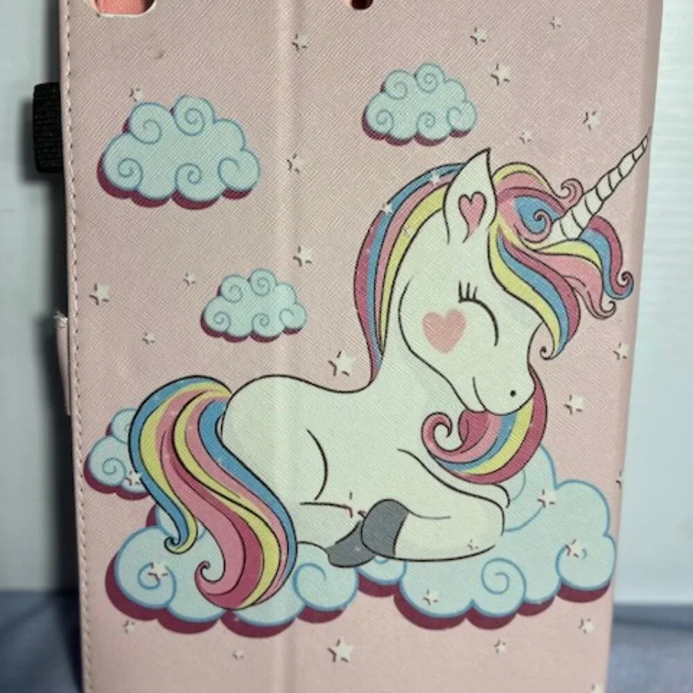 Pink Unicorn Protective Case for Samsung Galaxy Tablet / Notebook